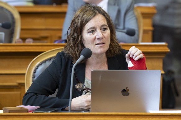 Staenderaetin Franziska Roth, SP-SO, spricht an der Sommersession der Eidgenoessischen Raete, am Mittwoch, 11. Juni 2025, in Bern. (KEYSTONE/Peter Schneider)