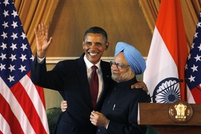 Barack Obama würde lieber dem amtierenden indischen Premierminister Manmohan Singh zum Wahlsieg gratulieren.