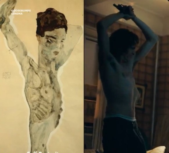 Self-Portrait (Egon Schiele) - Joker (Todd Phillips)