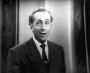 Hughie Green, Peaches Geldofs Grossvater mütterlicherseits, in der ersten Episode seiner Show&nbsp;Double Your Money im Jahr 1955.