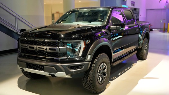 FILE - A Ford F-150 truck is displayed at the Dearborn Truck Plant, April 11, 2024, in Dearborn, Mich. (AP Photo/Carlos Osorio, File)
Trump Japan