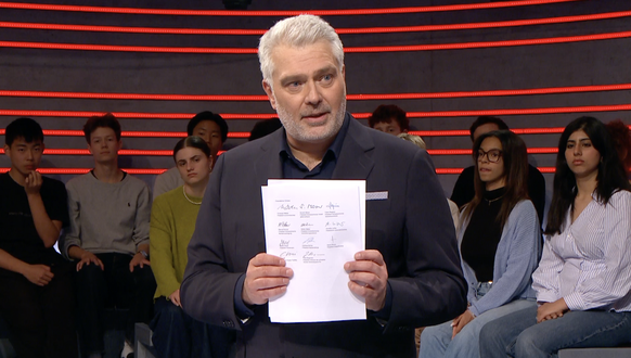 Sandro Brotz zitiert aus dem Brief der Wirtschaftsverbände.