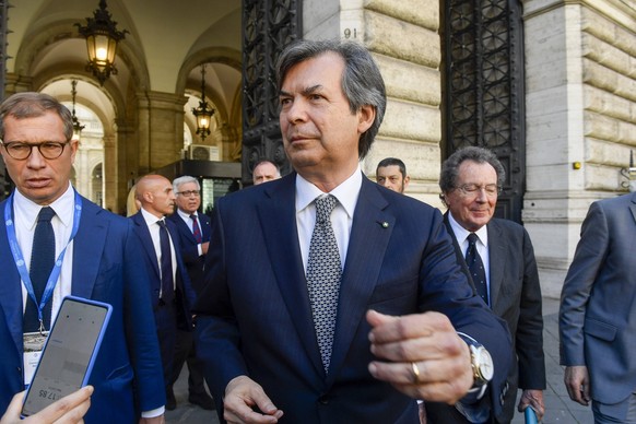 Rome, Annual Report of the Bank of Italy final considerations of the Governor in the photo Carlo Messina CEO of Intesa Sanpaolo PUBLICATIONxNOTxINxITA Copyright: xSTEFANOxCAROFEIx/xipa-agency.netx/xFO ...