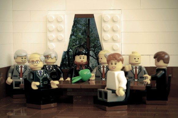 BRW15 Lego Das neue Bundesratsfoto mit Guy Parmelin als neuen Bundesrat