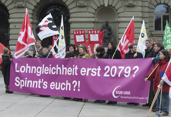 Demo im März 2013 in Bern: Die Schätzung des WEF ist sogar noch pessimistischer.&nbsp;