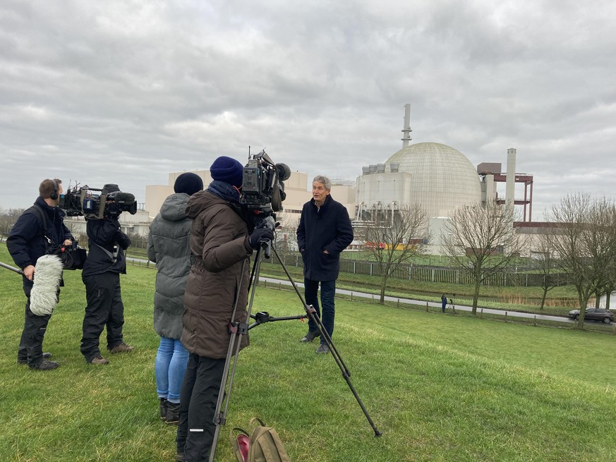 Wolfram König vom Bundesamt für die Sicherheit der nuklearen Entsorgung bei einer Medienkonferenz im Dezember 2021.