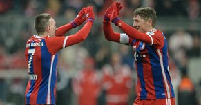 Franck Ribéry und Bastian Schweinsteiger: Beide fehlen gegen Porto.