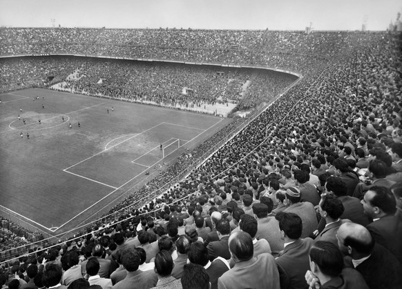 RECORD DATE NOT STATED Italy. Lombardy. Milan. view of the stadium during the derby milan-inter. 1959 01/02/1959 972_05_W331426