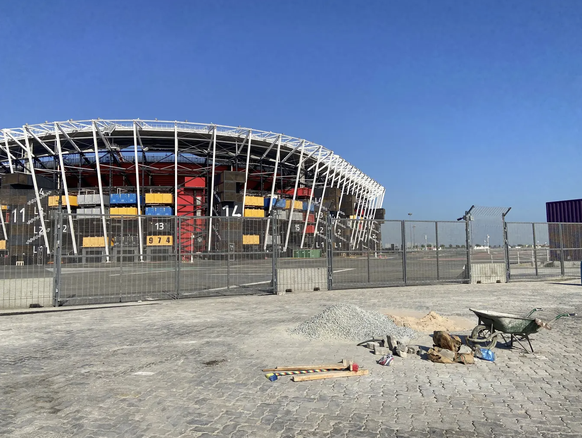 Stadium 974 an der WM in KatarNoch die letzten kleinen Sanierungen, bevor Mitte Dezember nach zwei Jahren wieder ein Spiel stattfindet?