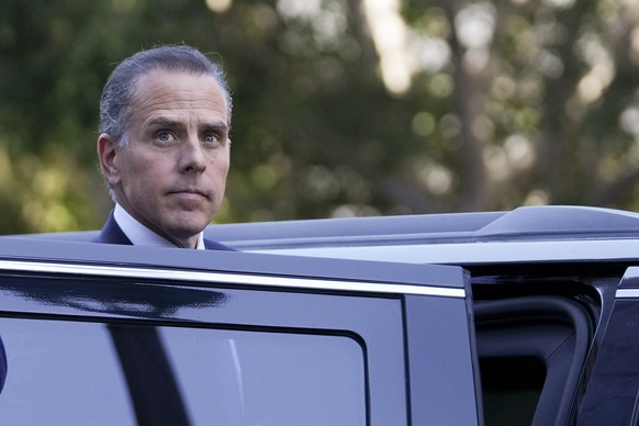 FILE - Hunter Biden leaves federal court after pleading guilty in his felony federal tax case in Los Angeles on Thursday, Sept. 5, 2024. (AP Photo/Eric Thayer, File)
Trump-Pardons