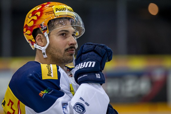 HC Ambri-Piotta PostFinance Top Scorer Inti Pestoni waehrend dem Eishockey-Meisterschaftsspiel der National League zwischen den SC Rapperswil-Jona Lakers und dem HC Ambri-Piotta am Dienstag, 2. Novemb ...