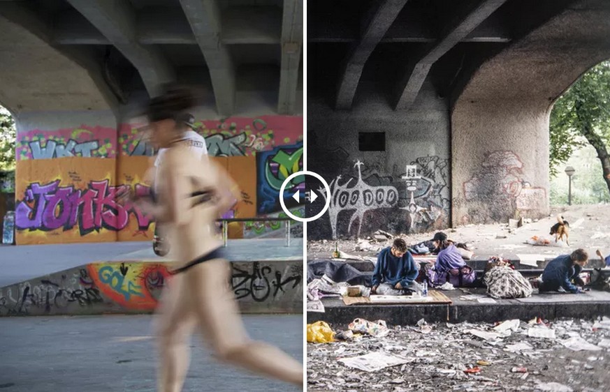 Quartierbahnhof, Drogenhölle, Hipstermeile: Die Geschichte des Letten in 9 Vorher-nachher-Bildern 