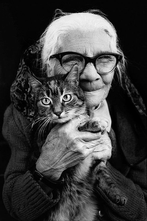 http://kittehkats.tumblr.com/post/93254011226/old-woman-and-cat