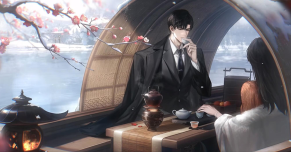 Der Charakter Gu Shiye aus dem Computerspiel «Worlds Beyond».