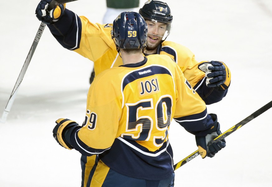 Roman Josi steuert bei der 3:4-Niederlage der Nashville Predators einen Assist bei.