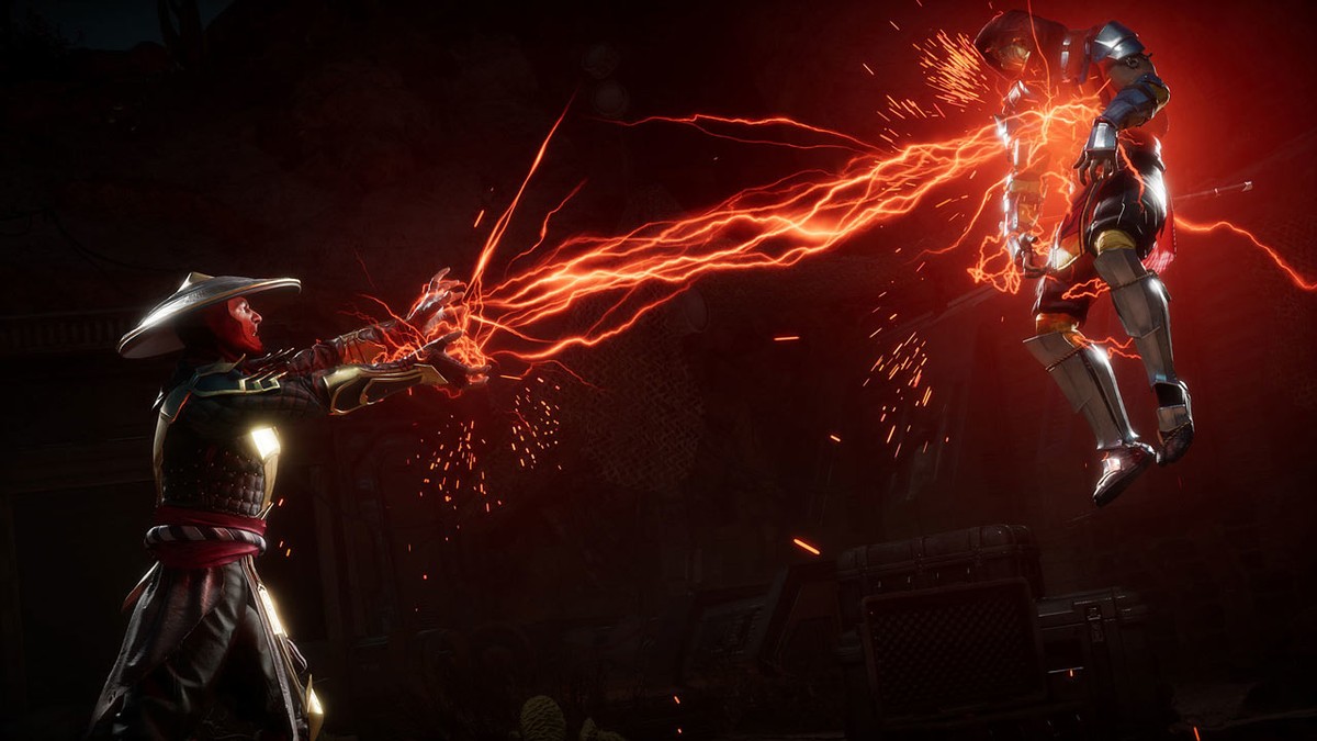Hier wird Scorpion von Raiden «nur» gegrillt.