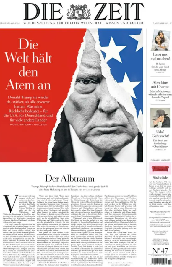 itelseite der «Zeit».