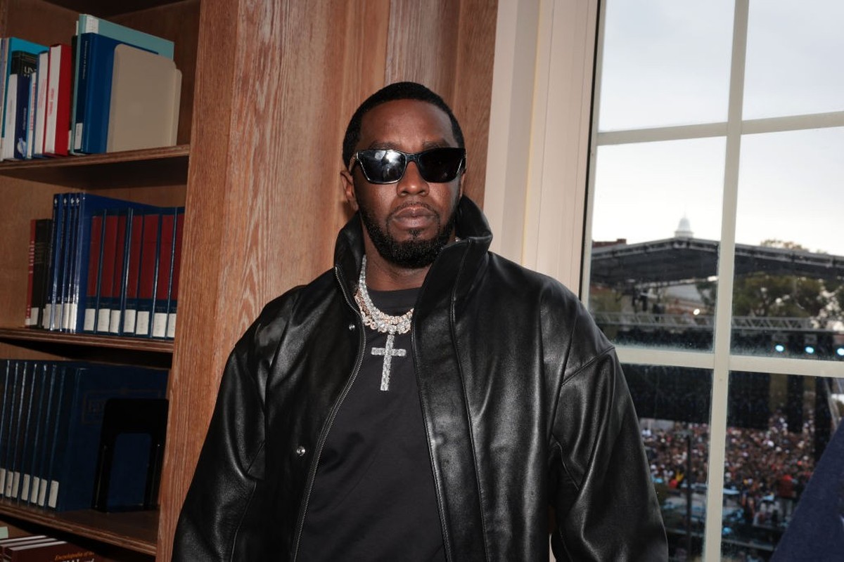 WASHINGTON, DC - OCTOBER 20: Sean "Diddy" Combs attends Sean "Diddy" Combs Fulfills $1 Million Pledge To Howard University At Howard Homecoming – Yardfest at Howard University on O ...