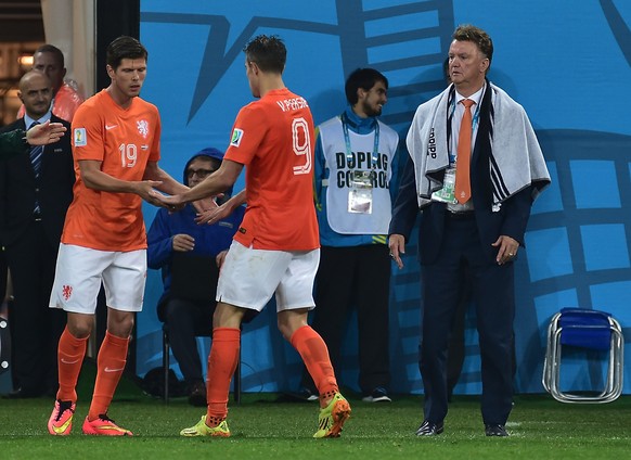 Auch Joker&nbsp;Klaas-Jan Huntelaar, der für&nbsp;Robin van Persie eingewechselt wurde, stach nicht.