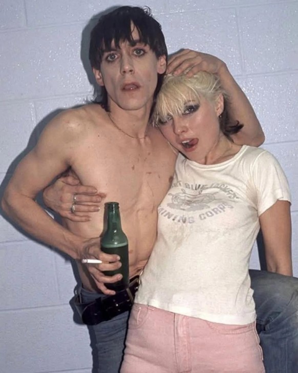 Iggy Pop with Debbie Harry, Toronto 1977