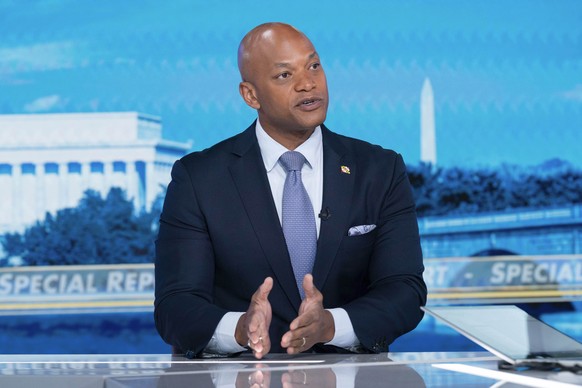 Gov. Wes Moore, D-Md., speaks during a taping of FOX News Channel&#039;s Special Report with Bret Baier, Friday, July 18, 2025, in Washington. (AP Photo/Jose Luis Magana)
Fox Wes Moore