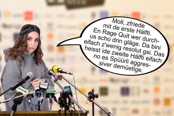 Wenn Gamer Pressekonferenzen wie «normale» Sportler geben würden