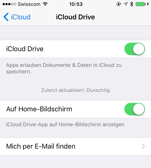 Einfach die Option «Auf Home-Bildschirm» aktivieren.