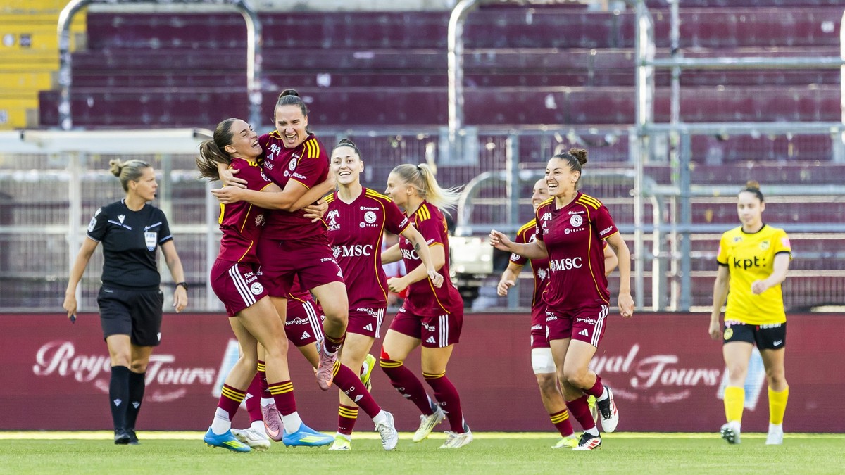 Servette Chênois gewinnt mit 2:0 gegen die YB-Frauen den dritten Meistertitel
