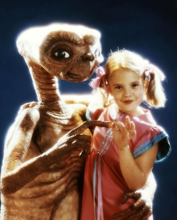 Drew Barrymore und E.T., Promitionsfotos 1982