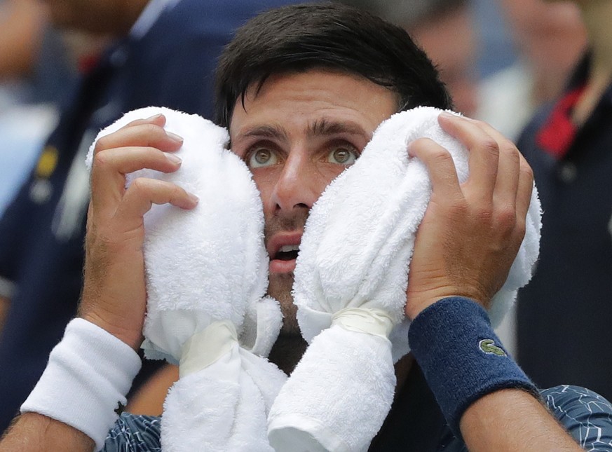 Die Hitze macht am US Open nicht nur Djokovic zu schaffen.