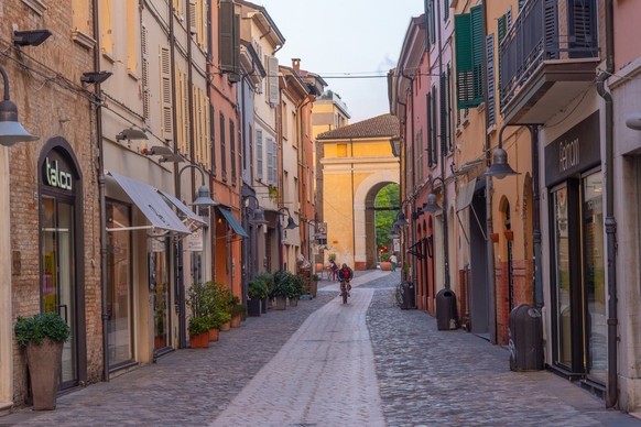 Das Zentrum in Ravenna.