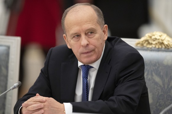 epa08746758 (FILE) - Alexander Bortnikov, head of the Federal Security Service (FSB) waits for a meeting of the Pobeda (Victory) Organizing Committee in the Kremlin, Moscow, Russia, 11 December 2019 ( ...