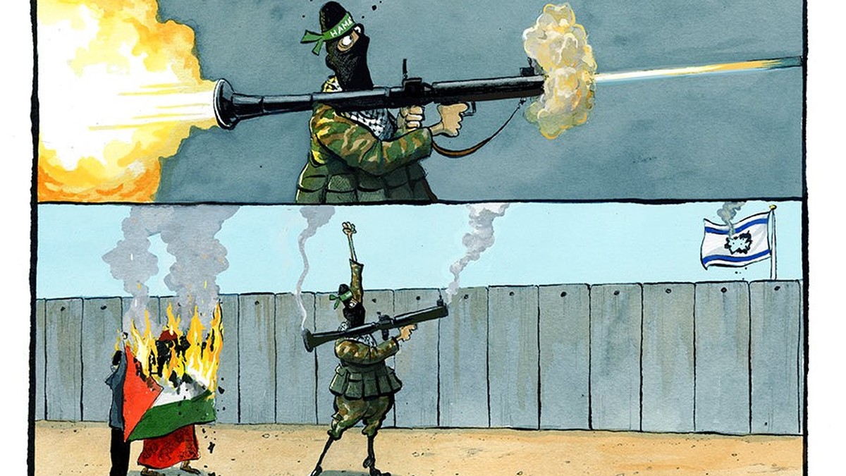 21 Karikaturen, die uns das Desaster in Israel und Gaza vor Augen führen