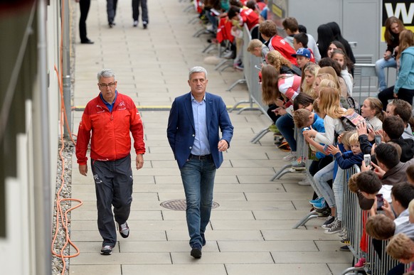 Peter Stadelmann (l.) und Vladimir Petkovic wollen mehr.&nbsp;