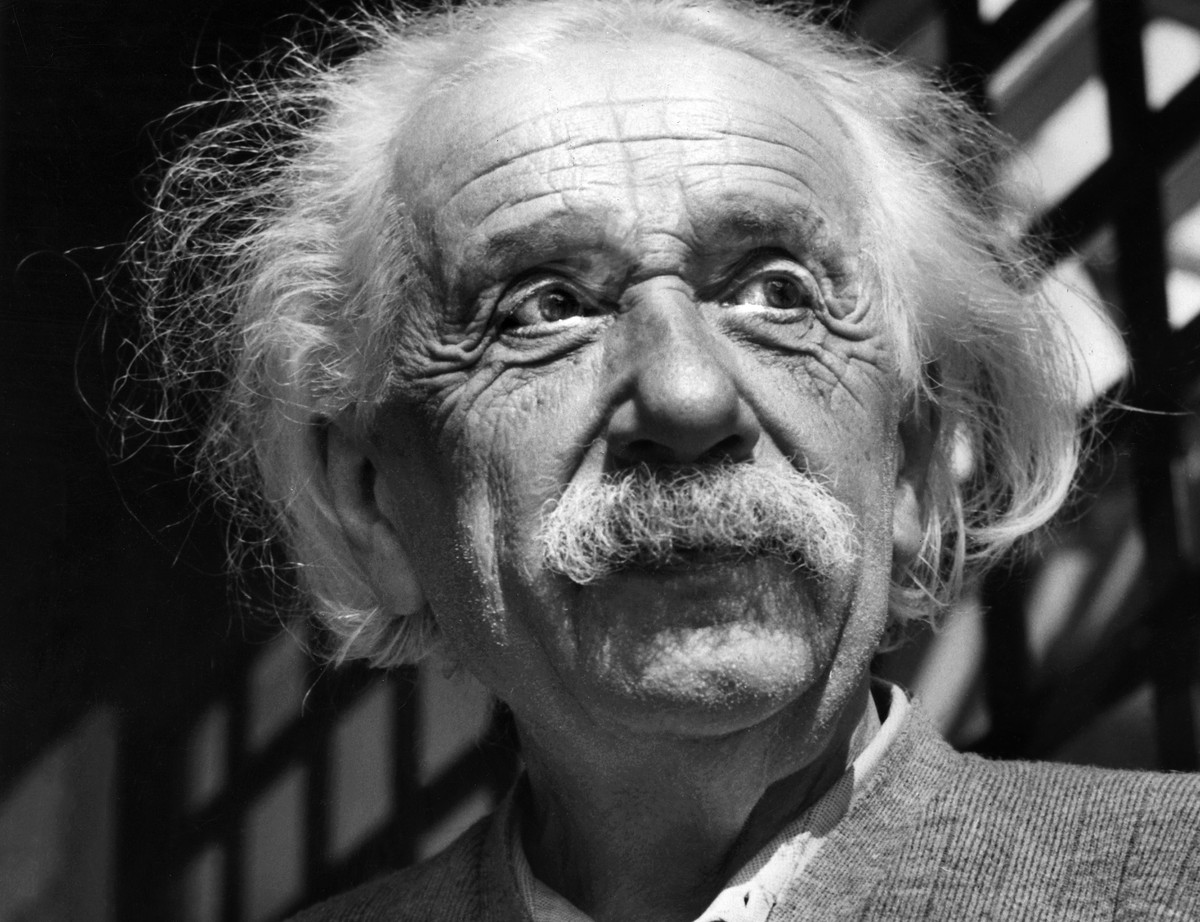 FILE - This June, 1954, file photo shows renowned physicist Albert Einstein in Princeton, N.J. Einstein was a father who worried his son wasn't taking his geometry studies seriously enough, and t ...