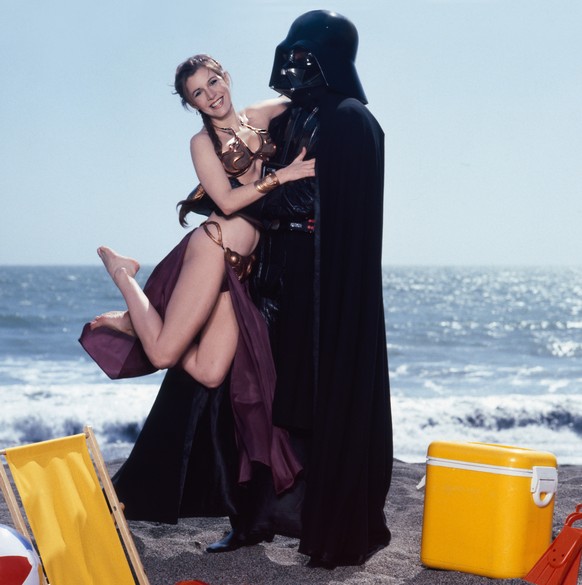 Carrie Fisher 1983
Carrie Fisher on Stinson Beach in Northern California with the cast of Star Wars. (Photo by Aaron Rapoport/Corbis via Getty Images)