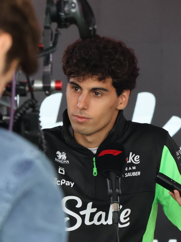 Gabriel Bortoleto beim GP von Aserbaidschan in Baku.