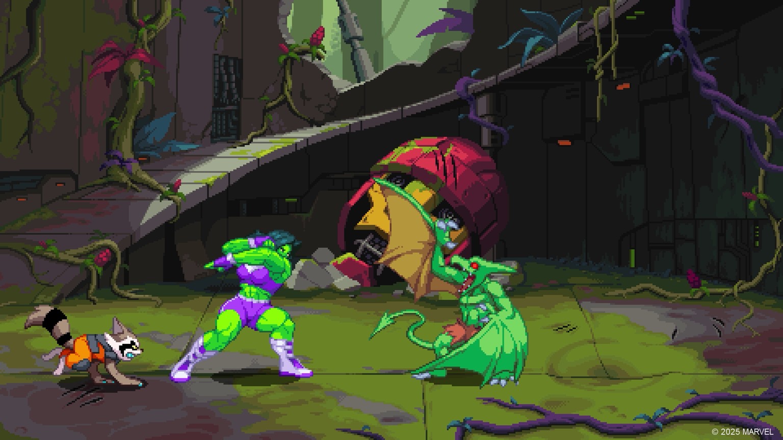 Im Verlaufe der Spielzeit gesellen sich immer mehr Figuren zur Marvel-Truppe.