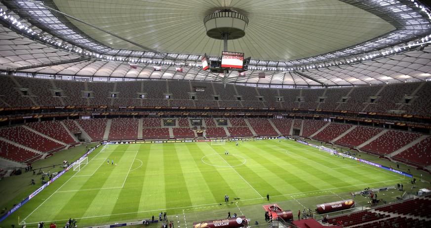 Im Warschauer Nationalstadion kämpfen heute Abend Dnjepr und Sevilla um den Europa-League-Titel.