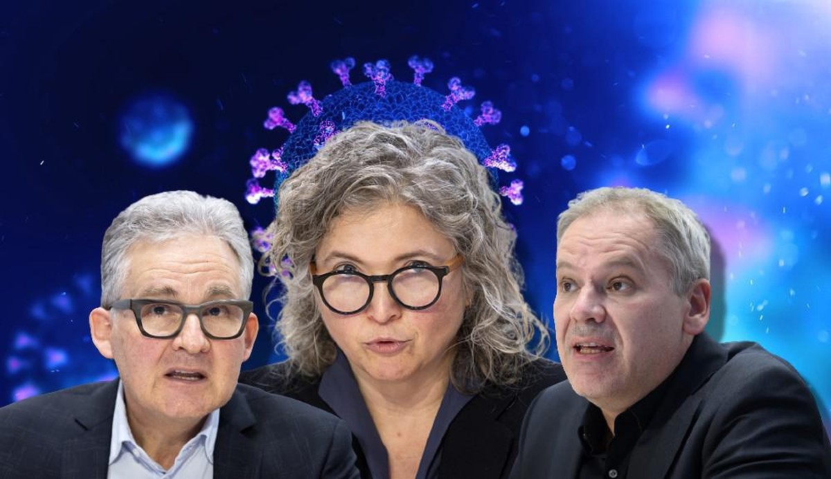 Les experts de l'OFSP de gauche à droite: Alain Di Gallo, Samia Hurst et Patrick Mathys.