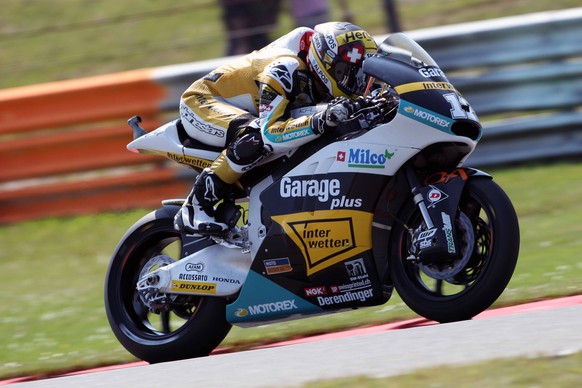 Assen, 25.06.2015, Motorrad Strassen WM, Grand Prix Holland, Training, Moto2, Tom Luethi. (Marco Guidetti/IPP/EQ Images) SWITZERLAND ONLY