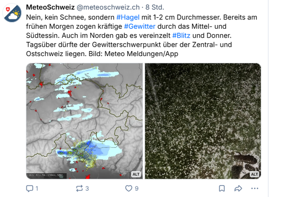 Hagel Schweiz