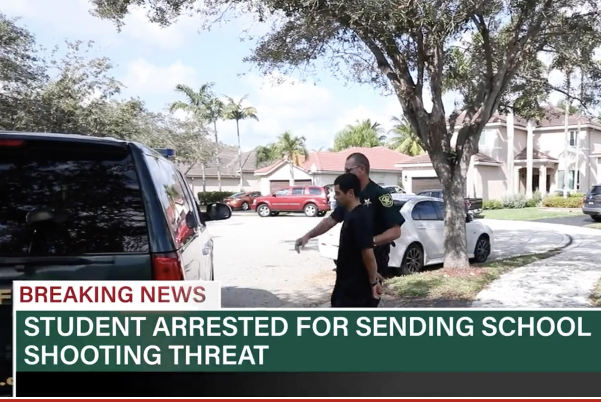 défi TikTok 12 adolescents douze menace école fusillade Etats-Unis arrestation