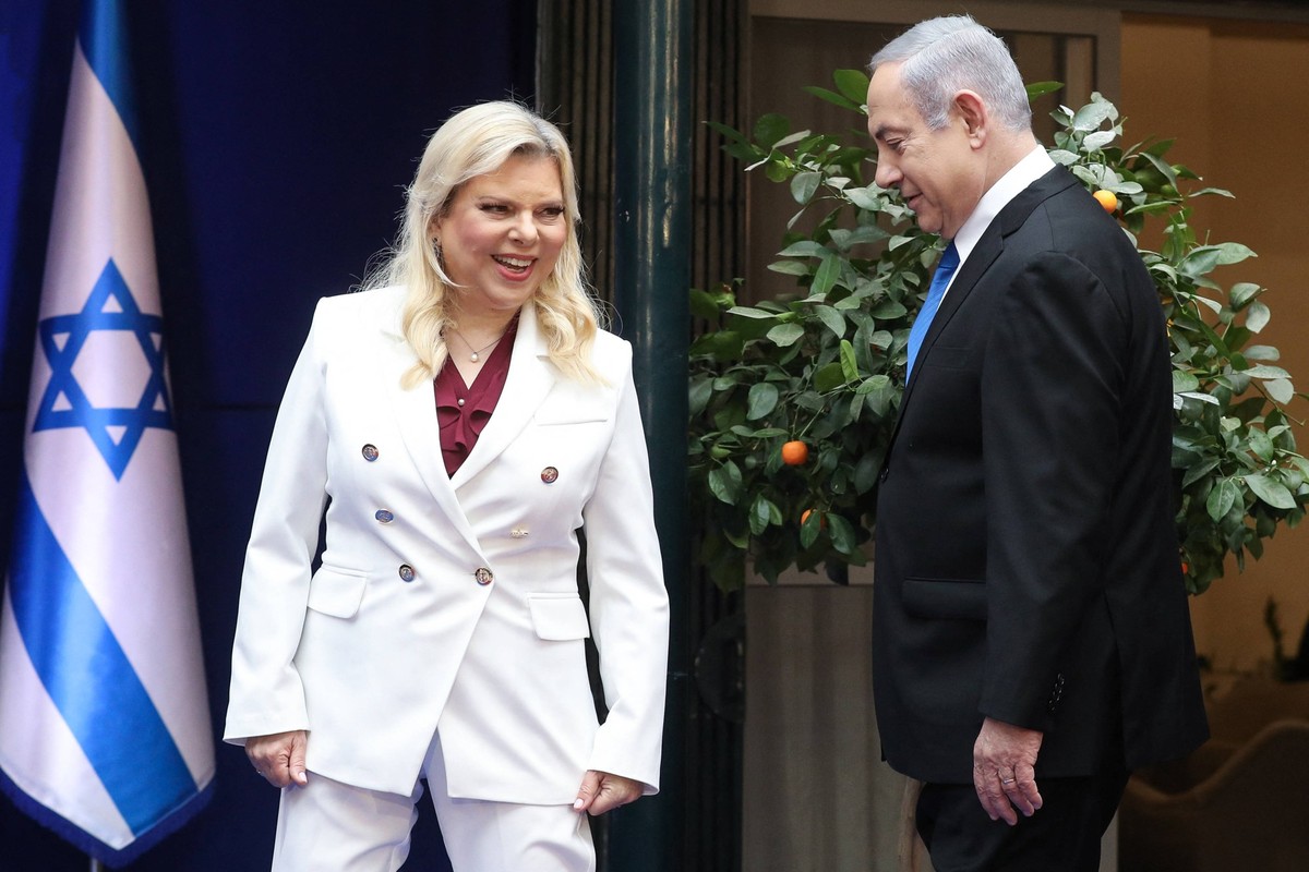 Sara Netanyahou et son mari, ici à Jérusalem en 2020.