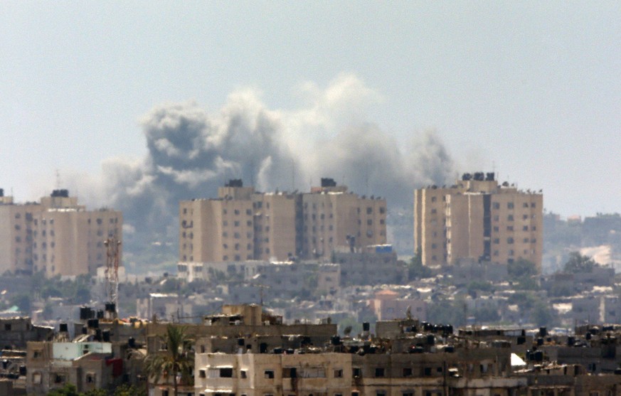 Ein Angriffsziel in Gaza