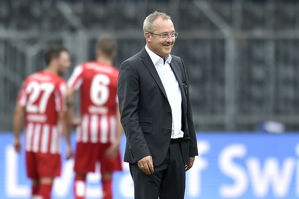 Da kann Fredy Bickel wieder lachen: YB spielt ohne Forte forte und schlägt den FC Thun.