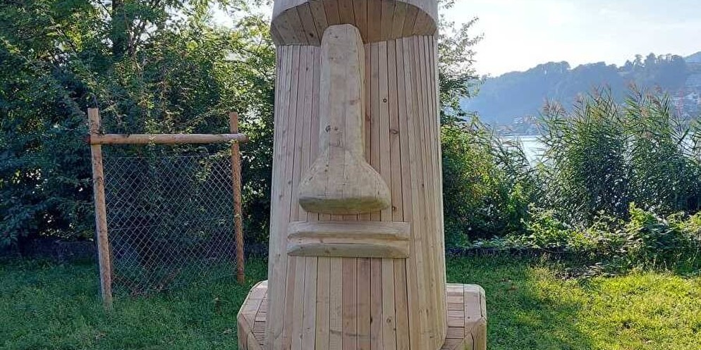 Die mysteriöse Kunstinstallation auf der Insel Schönenwerd ist verschwunden. (Archivbild)