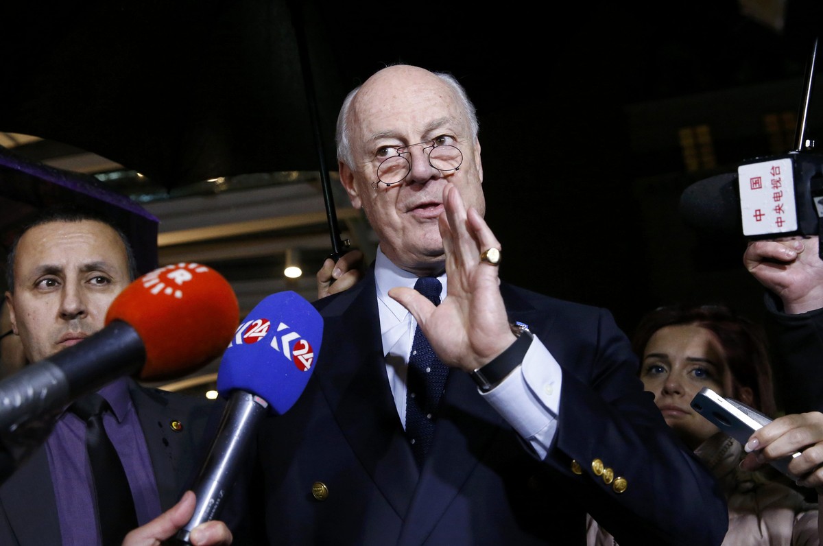 De Mistura am 3. Februar in Genf.