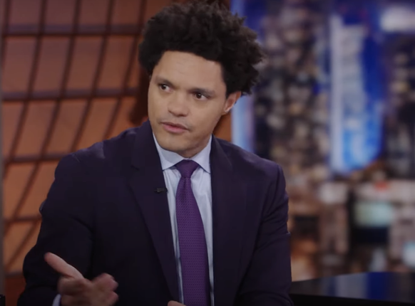 Roger Federer at Trevor Noah