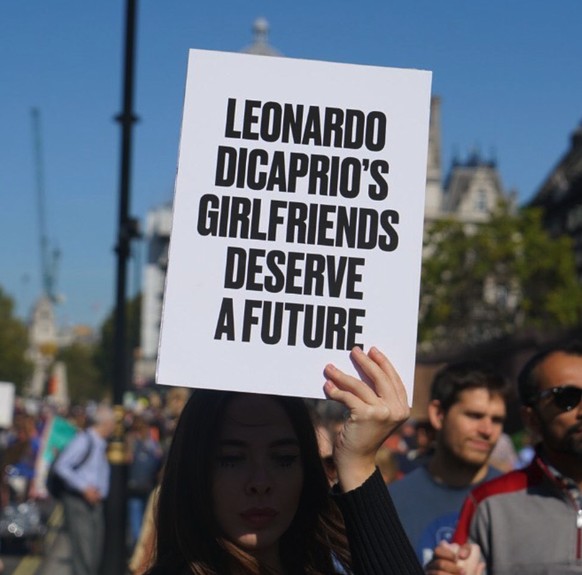klimademo london 2022 harriet richardson leonardo dicaprio https://www.instagram.com/p/C3YJVVENDHx/